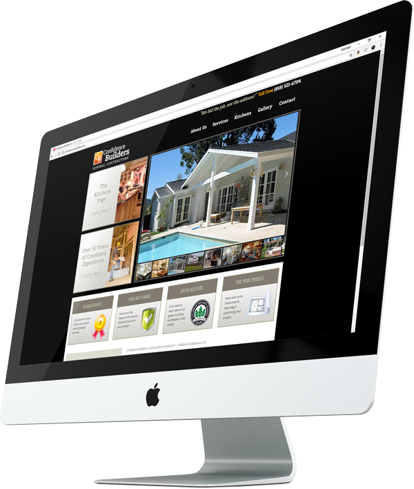 iMac Confidence Builders website homepage